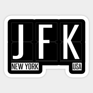 JFK - New York Airport Code Souvenir or Gift Shirt Sticker